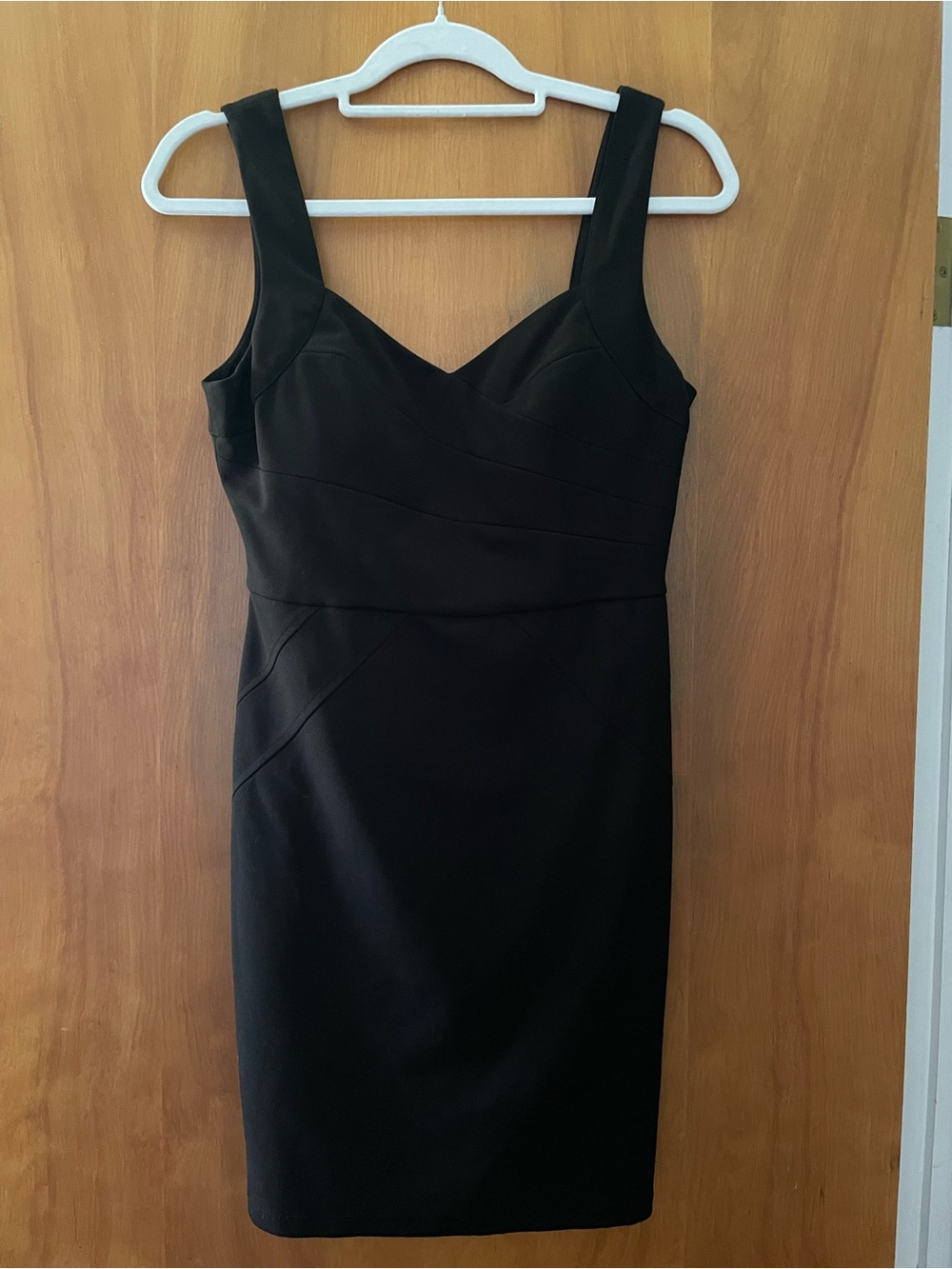 BCX Black Sleeveless Sweetheart Mini Dress